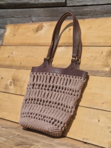 Фото из отзыва к Шнур плетёный 3 мм какао без сердечника