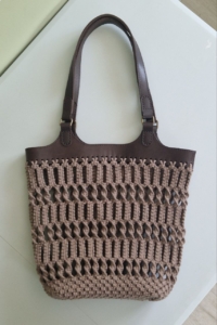 Фото из отзыва к Шнур плетёный 3 мм какао без сердечника