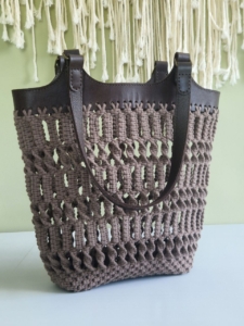 Фото из отзыва к Шнур плетёный 3 мм какао без сердечника