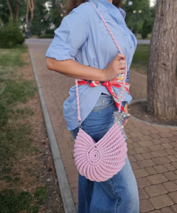 Фото из отзыва к Видео-урок Сумка Ракушка