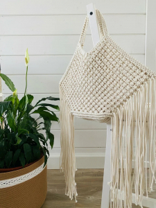 Фото из отзыва к Шнур плетёный 3 мм молочный с цветным сердечником