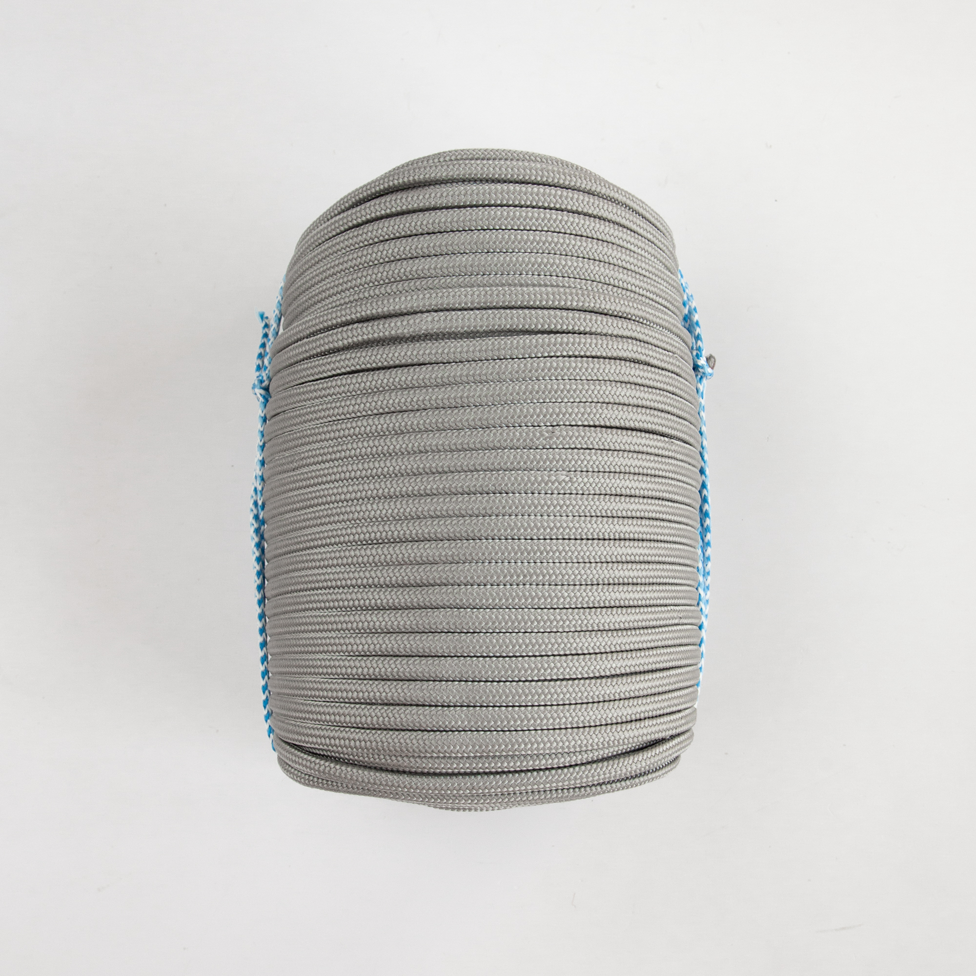 Шнур плетеный 10 мм пп двойной сердечник серый 100 м