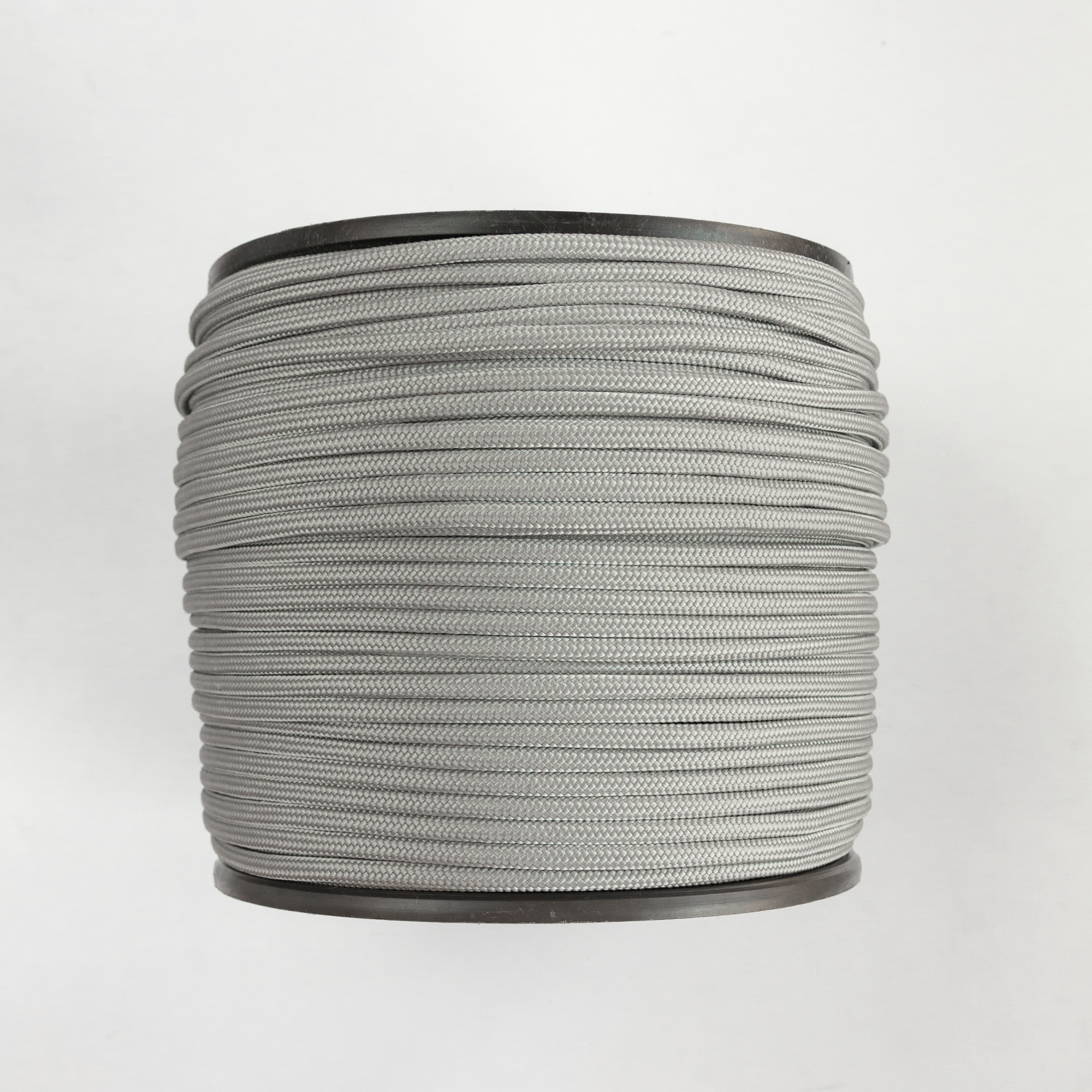 Шнур плетеный 10 мм пп двойной сердечник серый