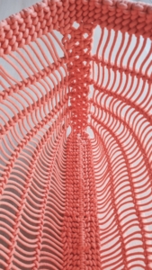 Фото из отзыва к Шнур плетёный 3 мм коралловый с цветным сердечником