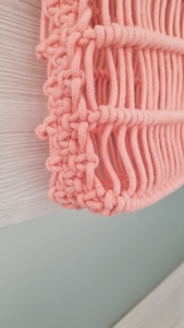 Фото из отзыва к Шнур плетёный 3 мм коралловый с цветным сердечником