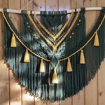 Фото из отзыва к Шнур плетёный 3 мм хаки с цветным сердечником