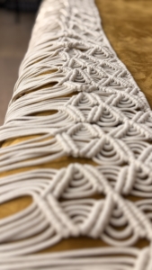 Фото из отзыва к Шнур плетёный 3 мм неокрашенный без сердечника