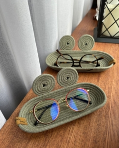 Фото из отзыва к Шнур плетёный 5 мм хаки светлый с сердечником