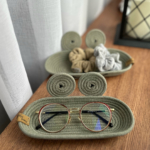 Фото из отзыва к Шнур плетёный 5 мм хаки светлый с сердечником