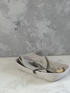 Фото из отзыва к Шнур плетёный 5 мм лён с сердечником