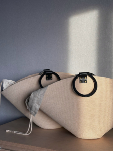 Фото из отзыва к Шнур плетёный 5 мм бежево-жёлтый с сердечником