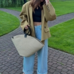 Фото из отзыва к Шнур плетёный 5 мм бежево-жёлтый с сердечником