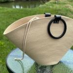 Фото из отзыва к Шнур плетёный 5 мм бежево-жёлтый с сердечником