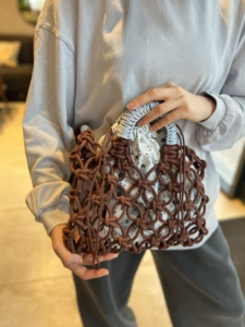 Фото из отзыва к Шнур плетёный 5 мм шоколадно-красный с сердечником