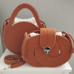 Фото из отзыва к Шнур плетёный 5 мм корица с сердечником