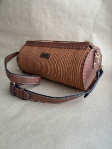 Фото из отзыва к Шнур плетёный 5 мм корица с сердечником