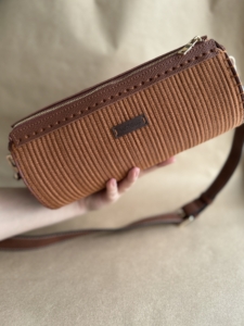 Фото из отзыва к Шнур плетёный 5 мм корица с сердечником