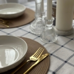 Фото из отзыва к Шнур плетёный 5 мм джутовый цвет с сердечником