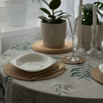 Фото из отзыва к Шнур плетёный 5 мм джутовый цвет с сердечником