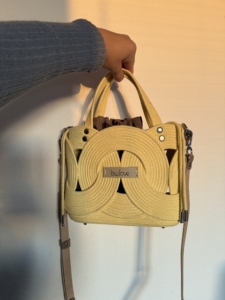 Фото из отзыва к Шнур плетёный 5 мм жёлтый с сердечником