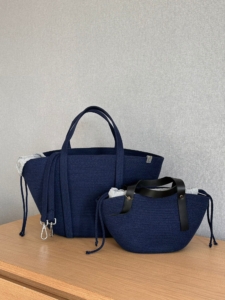 Фото из отзыва к Шнур вязаный 5 мм синий тёмный с сердечником