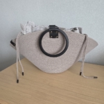 Фото из отзыва к Шнур вязаный 5 мм какао светлый с сердечником