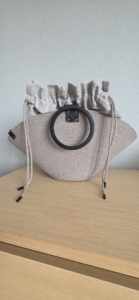 Фото из отзыва к Шнур вязаный 5 мм какао светлый с сердечником