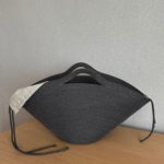 Фото из отзыва к Шнур вязаный 5 мм графитовый с сердечником