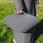 Фото из отзыва к Шнур вязаный 5 мм графитовый с сердечником