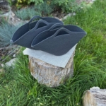 Фото из отзыва к Шнур вязаный 5 мм графитовый с сердечником