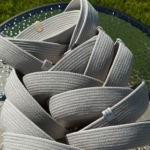 Фото из отзыва к Шнур вязаный 5 мм серый с сердечником