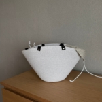 Фото из отзыва к Шнур вязаный 5 мм серый пепельный с сердечником