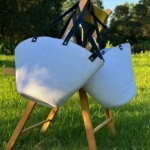 Фото из отзыва к Шнур вязаный 5 мм серый пепельный с сердечником