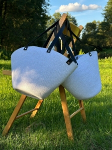 Фото из отзыва к Шнур вязаный 5 мм серый пепельный с сердечником