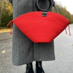 Фото из отзыва к Шнур вязаный 5 мм терракотовый с сердечником