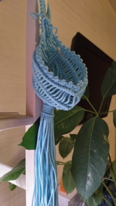 Фото из отзыва к Шнур вязаный 5 мм, 100 м, бирюзовый светлый