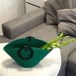 Фото из отзыва к Шнур вязаный 5 мм зелёный лесной с сердечником