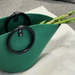 Фото из отзыва к Шнур вязаный 5 мм зелёный лесной с сердечником