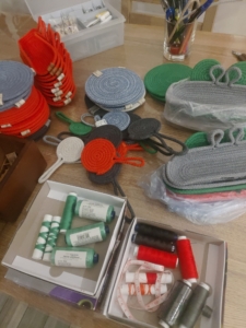 Фото из отзыва к Палитра шнуров для шитья с сердечником