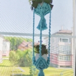 Фото из отзыва к Трёхпрядная веревка 5 мм, бирюзовый светлый