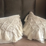 Фото из отзыва к Видео-урок Наволочка с кистями 50х50 см