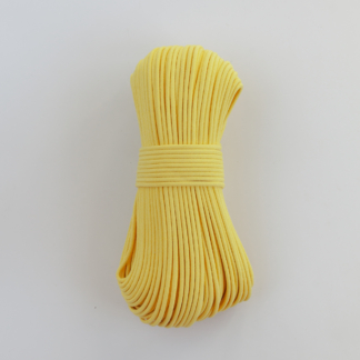 Шнур плетёный 5 мм с сердечником жёлтый