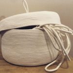 Фото из отзыва к Шнур плетёный 5 мм неокрашенный с сердечником
