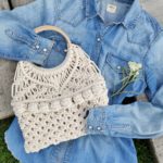 Фото из отзыва к Готовый набор Сумочка с ягодками 30х40 см