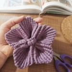 Фото из отзыва к Шнур вязаный 3 мм, 100 м, сиреневый