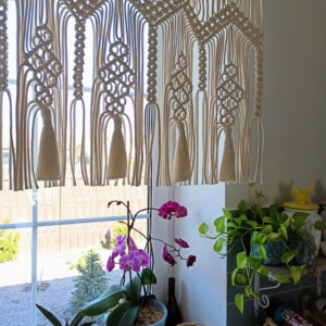 Фото из отзыва к Шнур плетёный 5 мм неокрашенный без сердечника