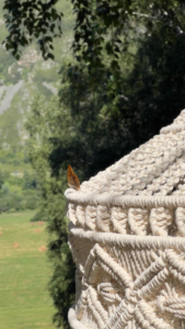 Фото из отзыва к Трёхпрядная веревка 5 мм, натуральная неокрашенная