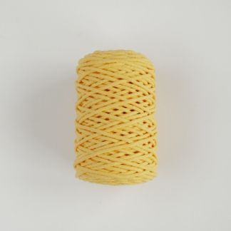 Шнур вязаный 5 мм жёлтый