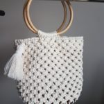 Фото из отзыва к Готовый набор Сумочка с кисточкой макраме, 40х30 см