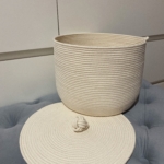 Фото из отзыва к Шнур плетёный 5 мм неокрашенный с сердечником, жёсткость повышенная “+”